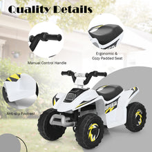 Load image into Gallery viewer, 6V Battery Powered Ride on Quad Bike ATV Electric Mini Vehicle Car For Toddler
