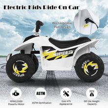 Load image into Gallery viewer, 6V Battery Powered Ride on Quad Bike ATV Electric Mini Vehicle Car For Toddler
