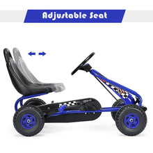 Load image into Gallery viewer, Kids Pedal Go Cart Children Outdoor Ride On Racer Plastic Wheels Adjustable Blue
