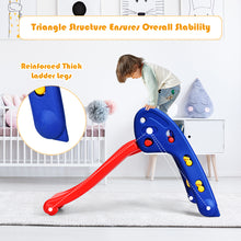 Load image into Gallery viewer, Kids Foldable First Slide Plastic W/Climb Steps Children Indoor Outdoor Play Set
