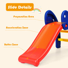 Load image into Gallery viewer, Kids Foldable First Slide Plastic W/Climb Steps Children Indoor Outdoor Play Set

