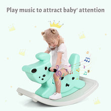 Load image into Gallery viewer, Baby Rocking Horse Toddler Rocker Ride Horse Toy W/ Music &amp; Light Gift Green

