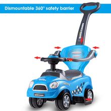 Load image into Gallery viewer, Kids Ride On Push Car Stroller 3 in 1 Horn Sound Toddler Storage Compartment Toy
