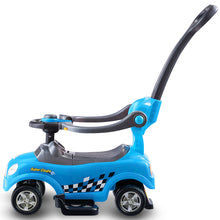 Load image into Gallery viewer, Kids Ride On Push Car Stroller 3 in 1 Horn Sound Toddler Storage Compartment Toy
