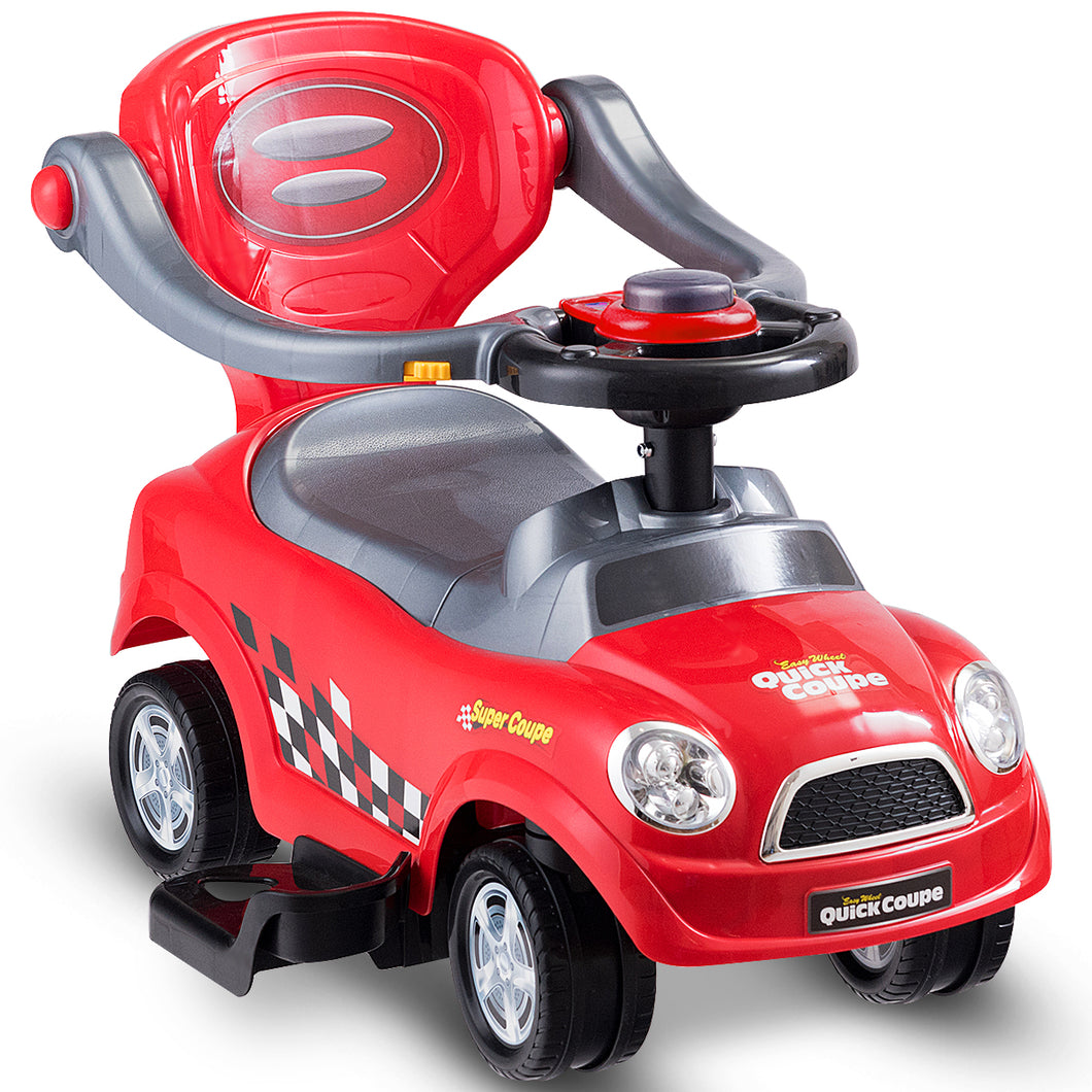 Kids Ride On Push Car Child Baby Toys w/Parent Handle Storage Box Toddler Walker
