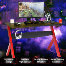 Load image into Gallery viewer, Gaming Computer Desk Carbon Effect Writing Racing Table Study Workstation Home
