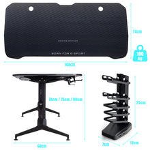 Load image into Gallery viewer, Gaming Computer Desk PC Racing Table USB Game Handle Rack Workstation Study
