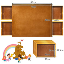 Load image into Gallery viewer, Puzzle Board Jigsaw Storage Table Four Sliding Drawers Smooth Surface 1500 PCS
