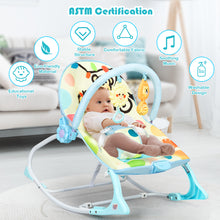 Load image into Gallery viewer, Electric Baby Infant Bouncer Rocker Vibration Chair Musical Cradle Swing Seat
