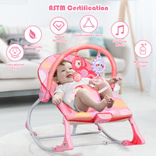 Load image into Gallery viewer, Electric Baby Infant Bouncer Rocker Vibration Chair Musical Cradle Swing Seat
