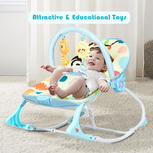 Load image into Gallery viewer, Electric Baby Infant Bouncer Rocker Vibration Chair Musical Cradle Swing Seat
